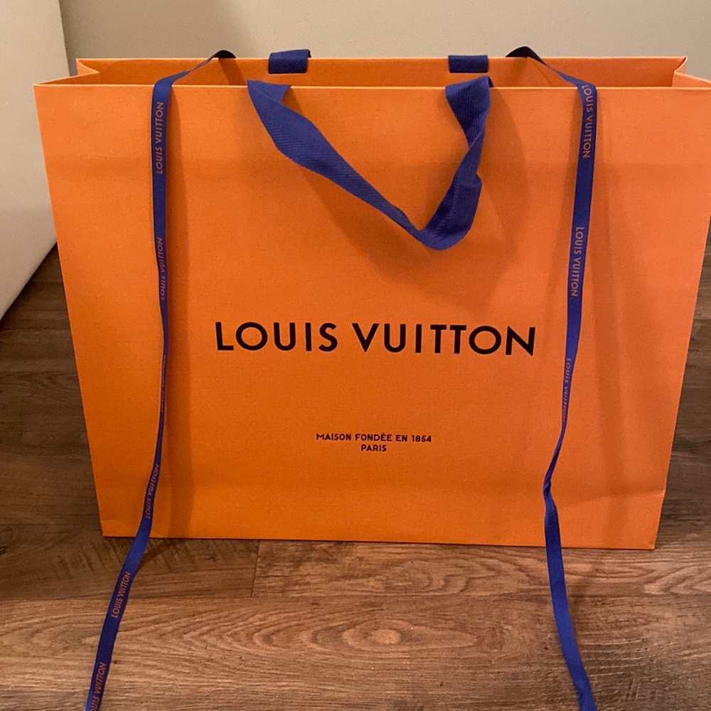 Louis Vuitton Shopping Bag and Ribbon